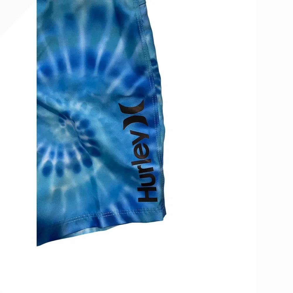 Hurley Boys Psychic Blue Tie Dye Board Shorts Swim‎ Trunks Size 6 884443-C60 NEW